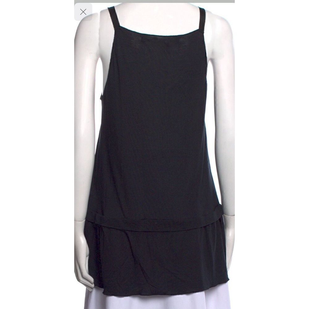 EUC Dorothee Schumacher Black Scoop Neck Sleeveless Tunic Classic Size XXS‎